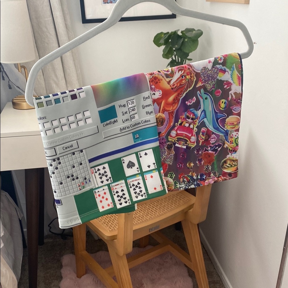 omighty Colorful Graphic 2000s 90s Print Mini Skirt Bundle (2)